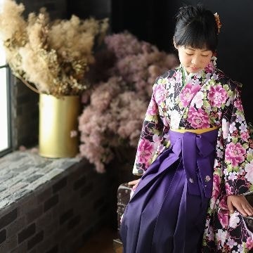 7才女子着物の貸衣装レンタルは福島県田村市の写真館フジフォトスタジオへ